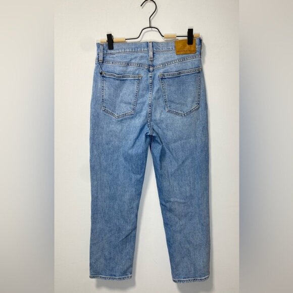 Aritzia Denim Forum The Arlo High Rise Straight Jeans Blue — Size 28, 26L - Picture 5 of 12